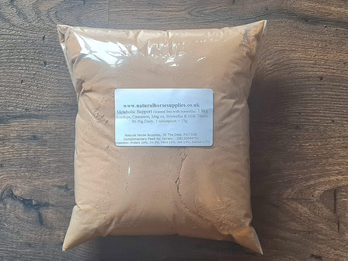 1.8kg Metabolic Support (linseed free, with boswellia)