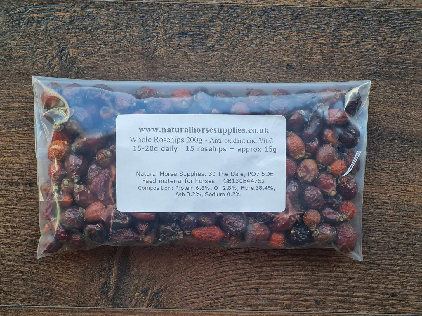 Whole Rosehips 200g