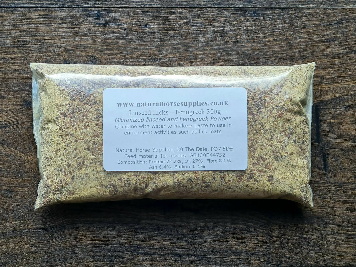 Linseed Lick Fenugreek 300g