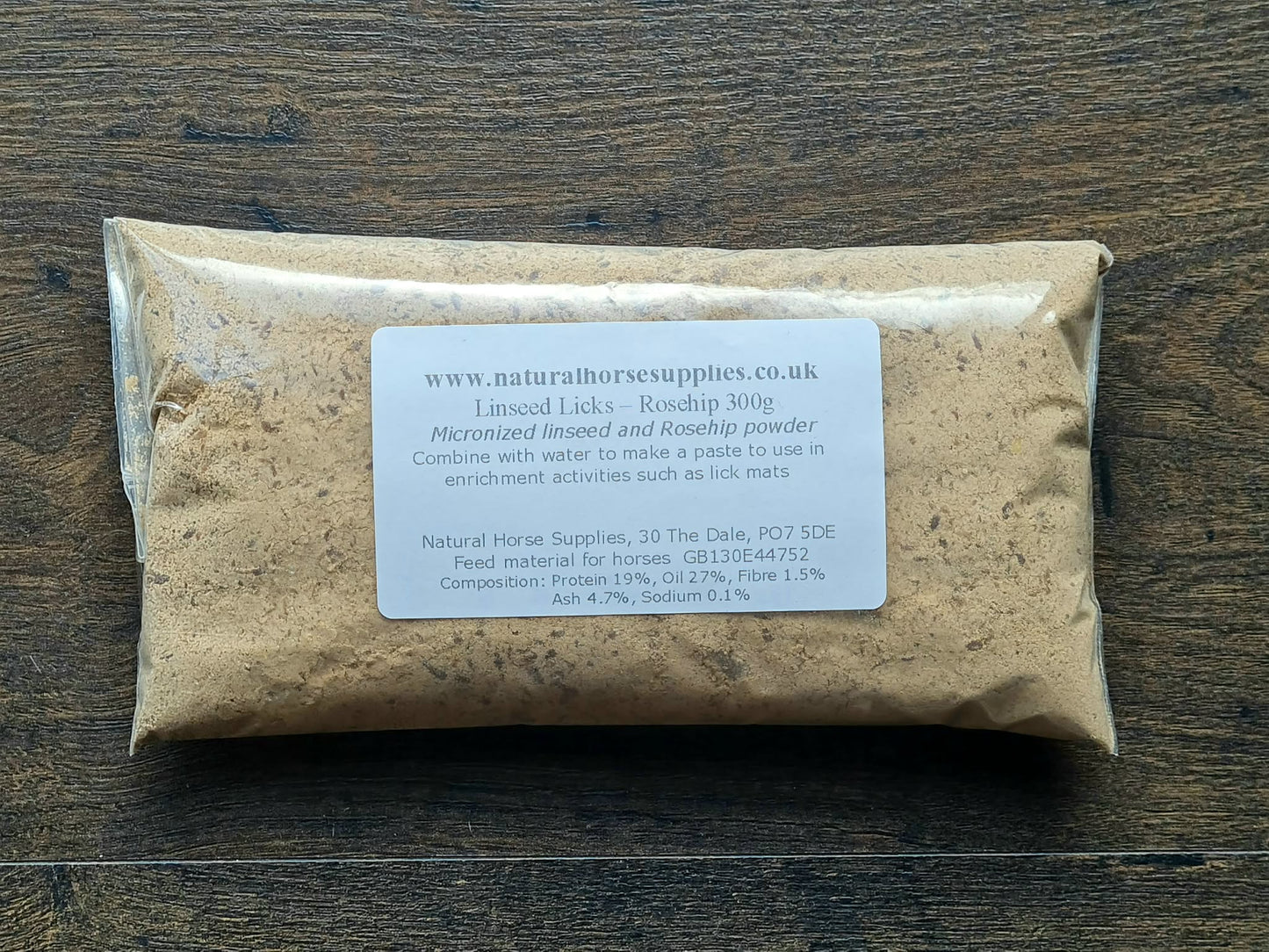 Linseed Lick Rosehip 300g