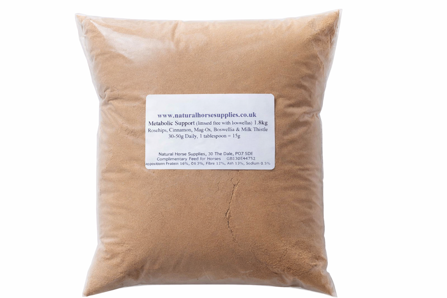 1.8kg Metabolic Support (linseed free, with boswellia)