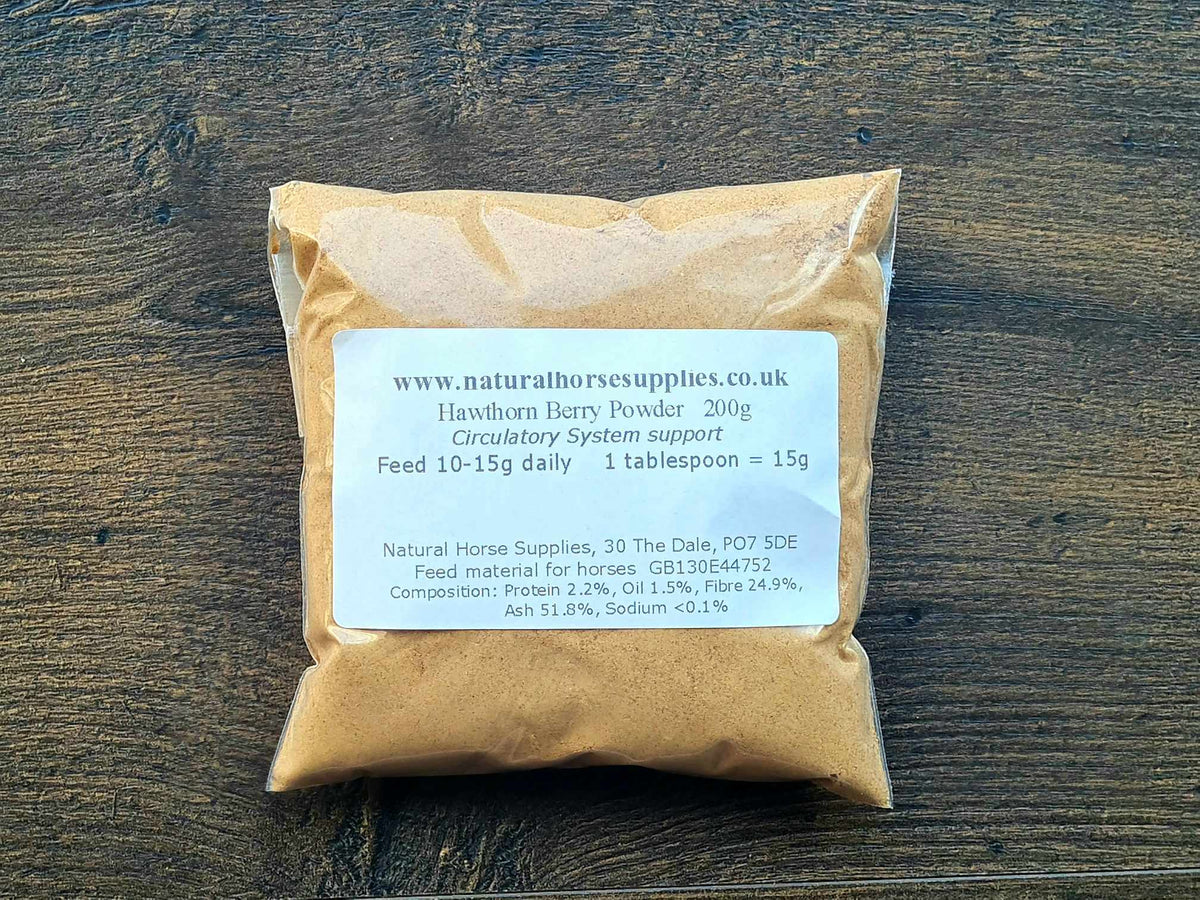 Hawthorn Berry Powder 200g – Natural Horse Supplies