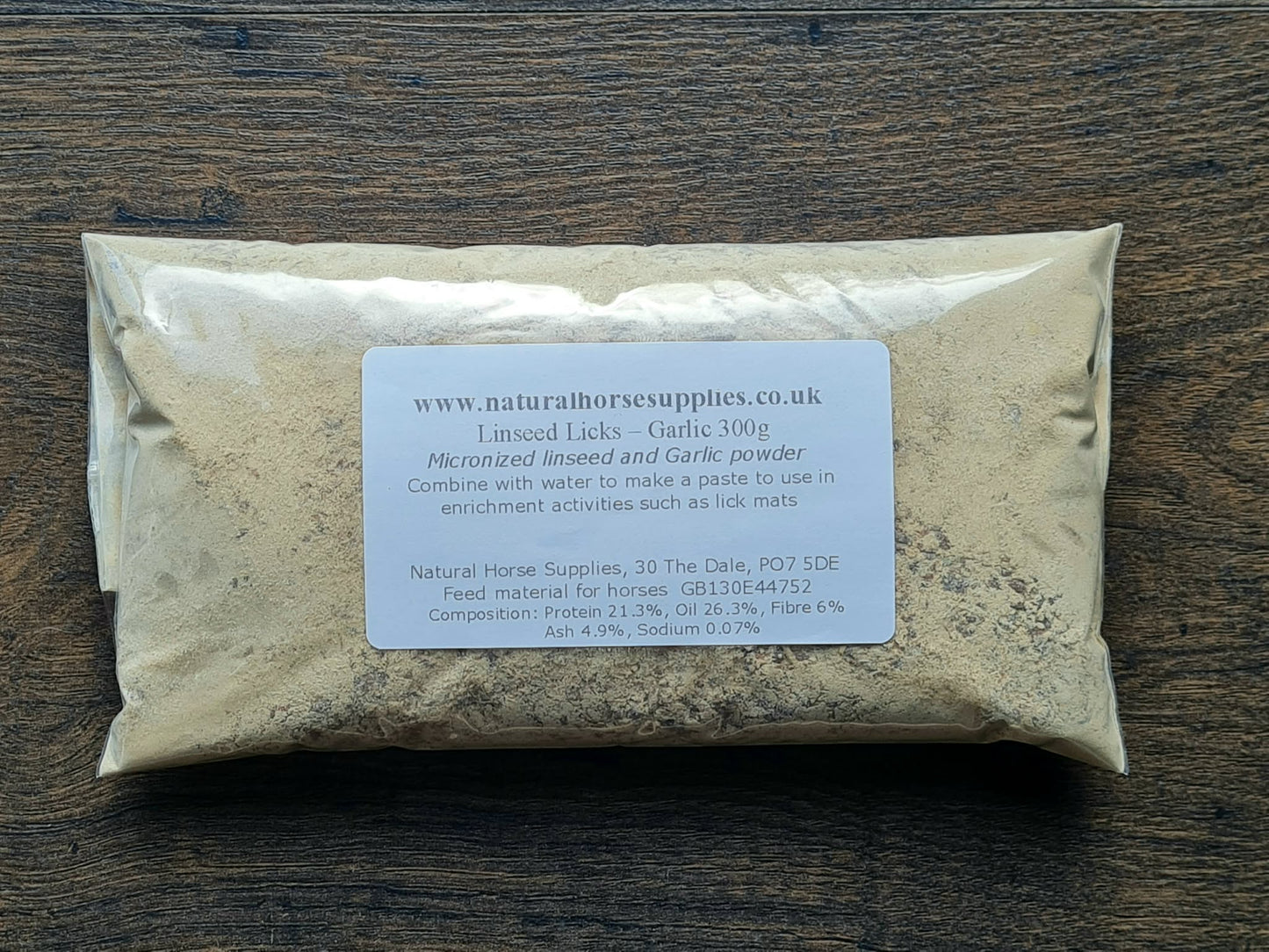 Linseed Lick Garlic 300g