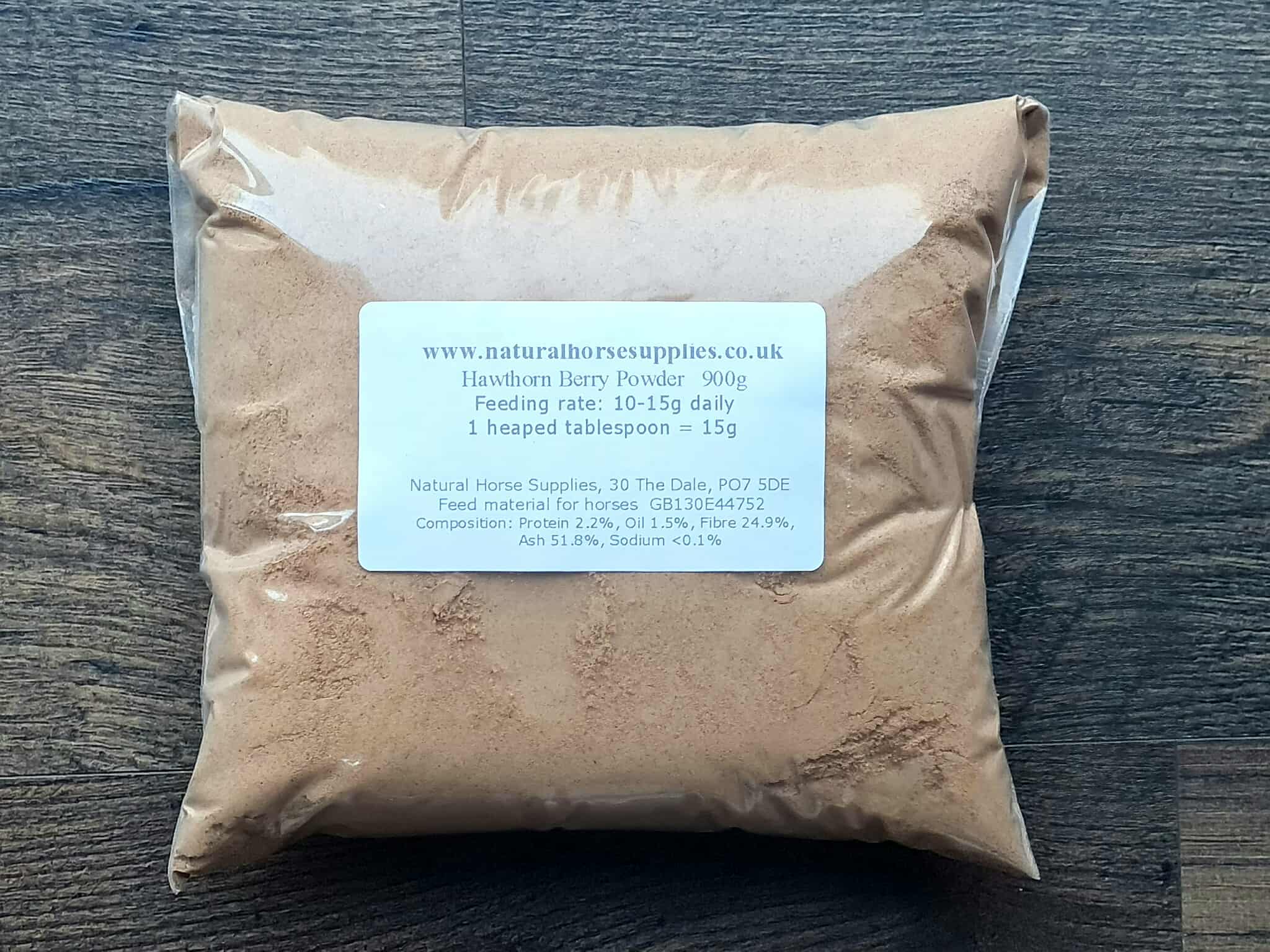 Berry Powder Man Hawthorn Berry Powder 900g – Natural Horse Supplies